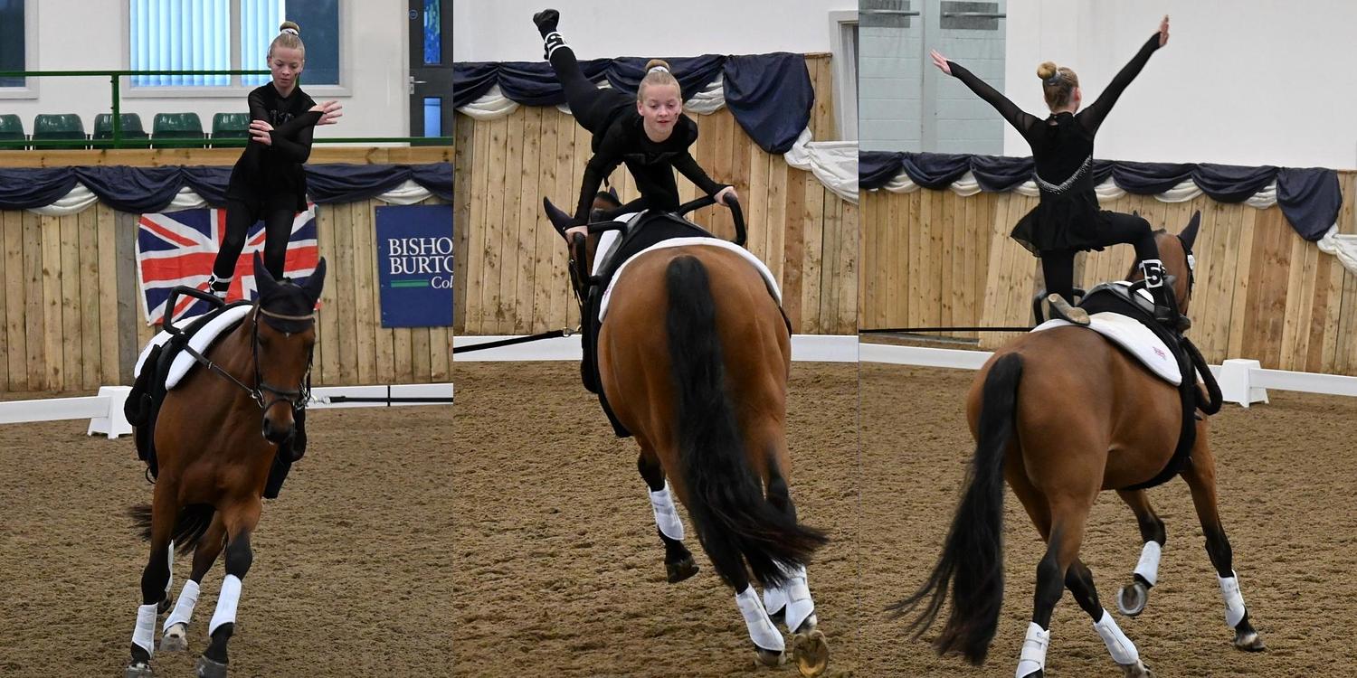 From Covid hobby to British Horse Vaulting Champion: Eva's taking the reigns