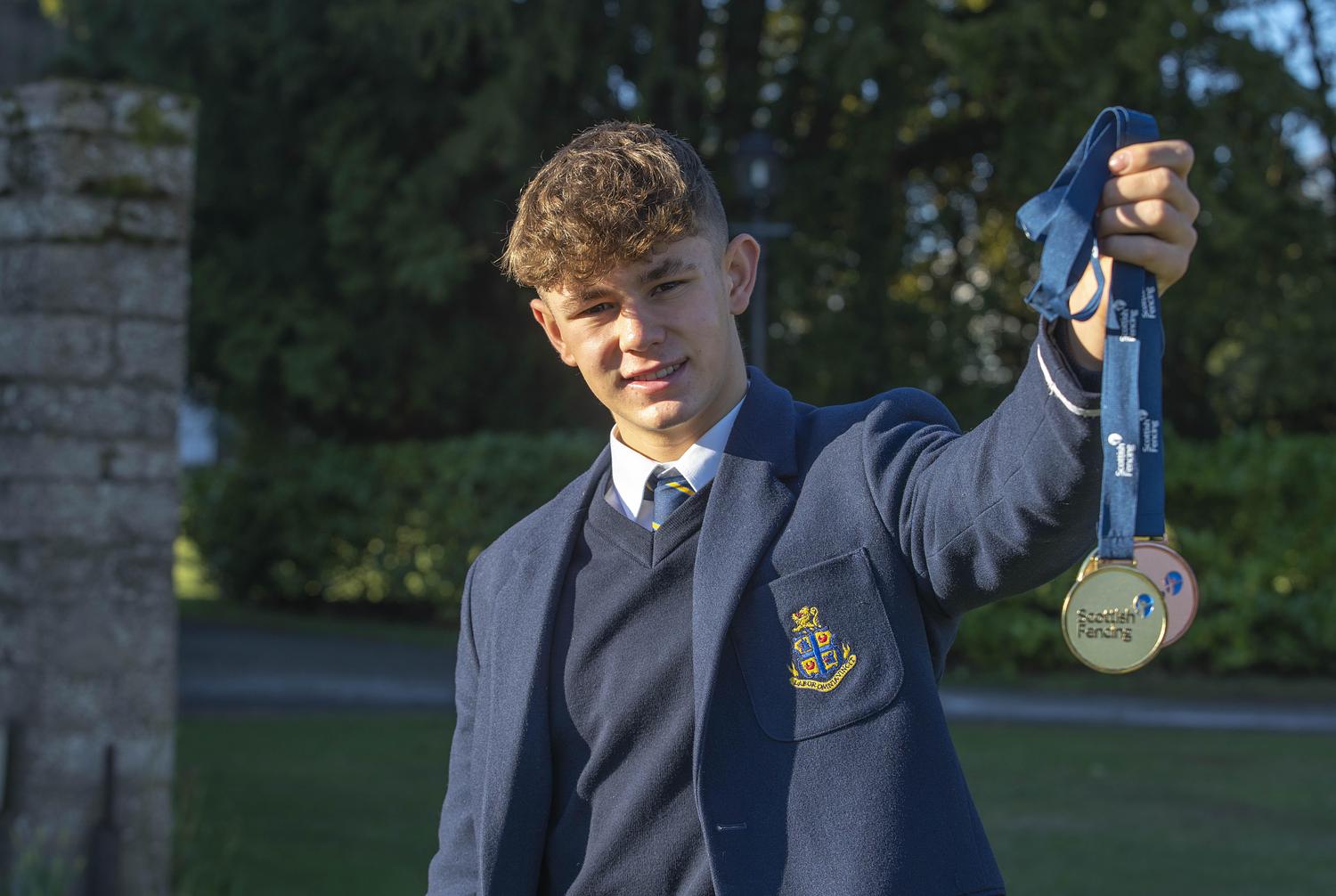 Joshua rallies to become double Scottish Fencing Champion